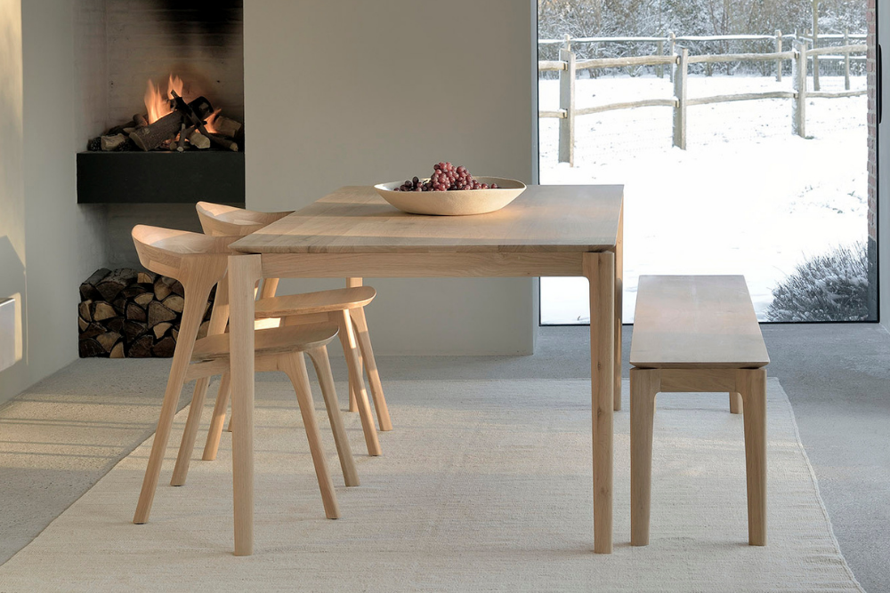 Ethnicraft Solid Oak Bok Dining Table Shop Now at HB Co Rockhampton